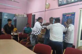 ಹಸೂಡಿ ಗ್ರಾಪಂ ಸಭೆಯಲ್ಲಿ ಸದಸ್ಯರ ಮಾರಾಮಾರಿ