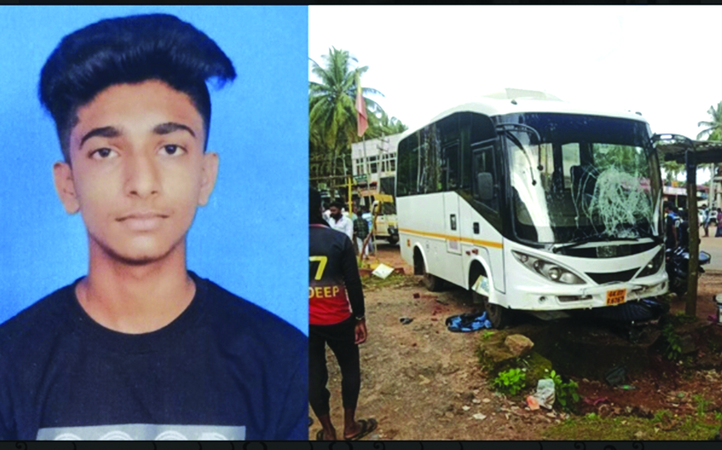 ಖಾಸಗಿ ಬಸ್-ಬೈಕ್ ಅಪಘಾತ: ಬೈಕ್ ಸವಾರ ಸಾವು