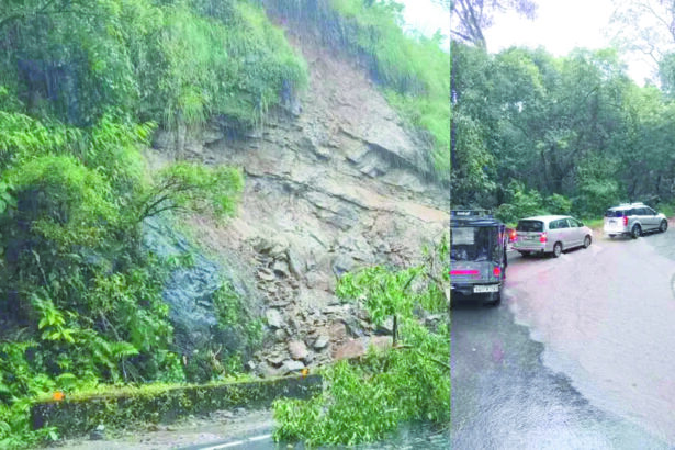 ಚಾರ್ಮಾಡಿ ಘಾಟ್‌ನಲ್ಲಿ  ಗುಡ್ಡ ಕುಸಿತ: ಸಂಚಾರ ಸ್ಥಗಿತ