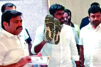 ಡಿಎಂಕೆ ಅಧಿಕಾರದಿಂದ ಕೆಳಗಿಳಿಯೋ ವರೆಗೂ ಶೂ ಧರಿಸಲ್ಲ : ಅಣ್ಣಾಮಲೈ