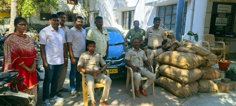 ಅಡಿಕೆ ಕದ್ದವವನ್ನು ಮಾಲು ಸಹಿತ ಬಂಧಿಸಿದರು