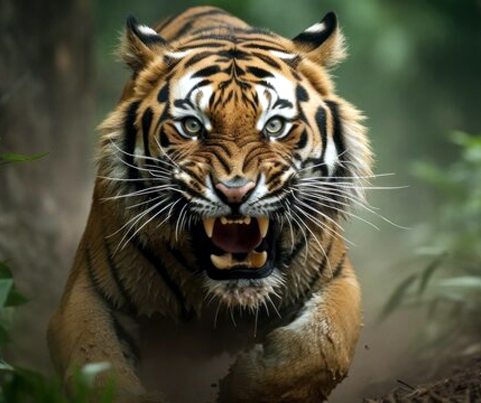 ಮೇಯಲು ಬಿಟ್ಟ ಹಸು ಹುಲಿ ದಾಳಿಗೆ ಬಲಿ