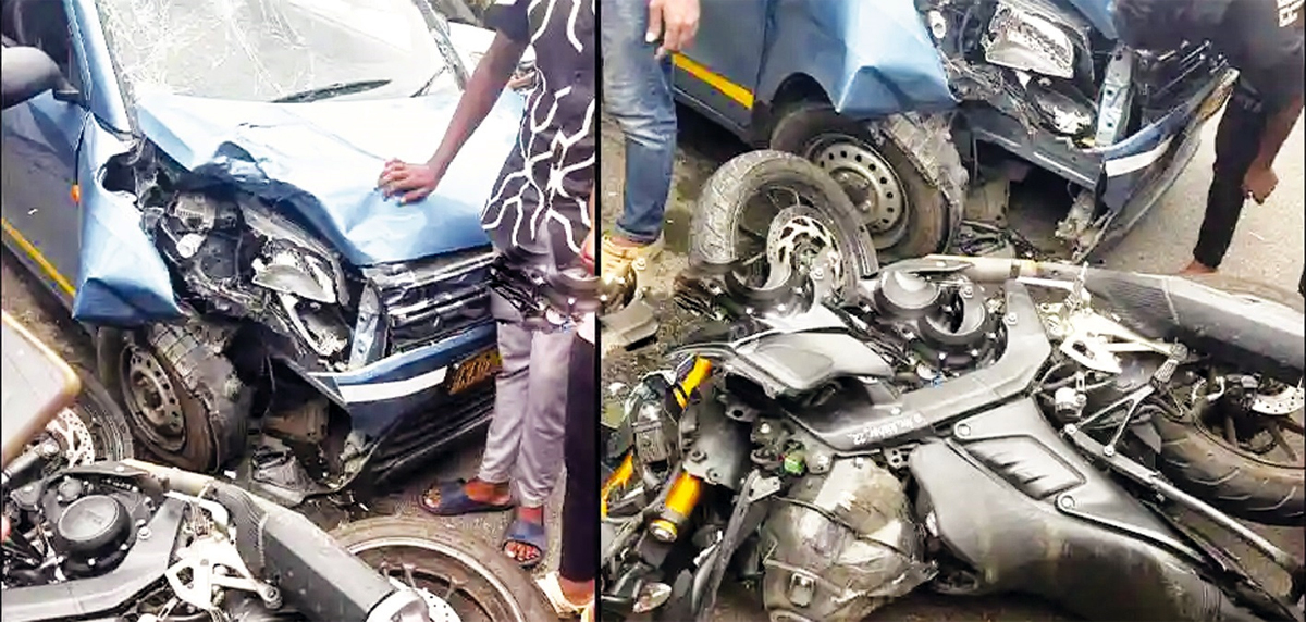 ಹೊಸಮನೆ ಚಾನಲ್ ಏರಿ ಮೇಲೆ ಭೀಕರ ಅಪಘಾತ, ಯುವಕನ ಸ್ಥಿತಿ ಗಂಭೀರ ಹೊಸಮನೆ ಚಾನಲ್ ಏರಿ ಮೇಲೆ ಭೀಕರ ಅಪಘಾತ, ಯುವಕನ ಸ್ಥಿತಿ ಗಂಭೀರ