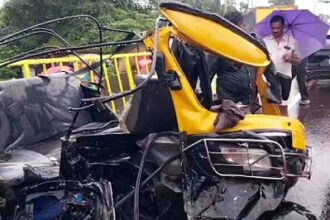 ಆಟೋ ಕೆಎಸ್‌ಆರ್‌ಟಿಸಿ ಬಸ್ ಡಿಕ್ಕಿ: ಒಂದೇ ಕುಟುಂಬದ ಐವರು ಸಾವು