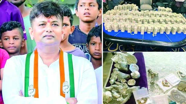 ಶಾಸಕ ವೀರೇಂದ್ರ ಪಪ್ಪಿ ಬಂಧನ : 12 ಕೋಟಿ ನಗದು ಪತ್ತೆ