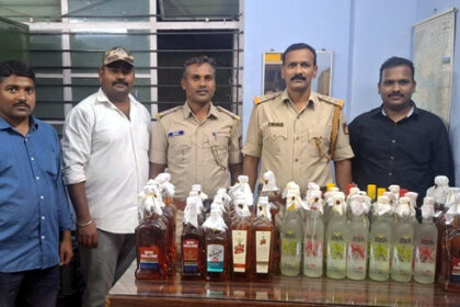 ಅಬಕಾರಿ ದಾಳಿ: 51.75 ಲೀ ಗೋವಾ ಮದ್ಯ ಪತ್ತೆ