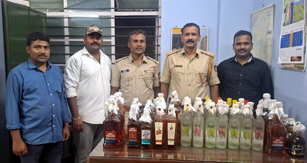 ಅಬಕಾರಿ ದಾಳಿ: 51.75 ಲೀ ಗೋವಾ ಮದ್ಯ ಪತ್ತೆ