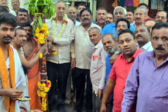 ಕೋಟೆ ಮಾರಿಕಾಂಬ ಜಾತ್ರೆ : ತವರು ಮನೆಯಲ್ಲಿ ಚಪ್ಪರ ಪೂಜೆ