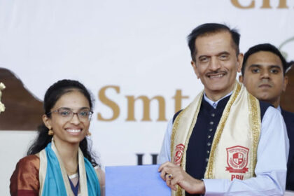 ಪ್ರೇರಣ ಕೆ ರಾವ್‌ಗೆ ರಾಷ್ಟ್ರೀಯ ರಕ್ಷಾ ವಿವಿಯಲ್ಲಿ ಚಿನ್ನದ ಪದಕ