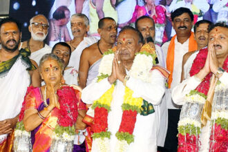 ಸಂಭ್ರಮದಿಂದ ಕೆ ಎಸ ಈಶ್ವರಪ್ಪ ಜನ್ಮದಿನಾಚರಣೆ