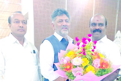 ಡಿ.ಕೆ. ಶಿವಕುಮಾರ್‌ಗೆ ಎಂ ಶ್ರೀಕಾಂತ್ ಅಭಿನಂದನೆ